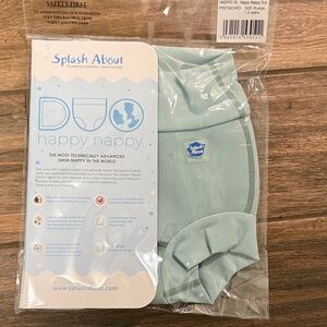 NWT Splash About Happy Nappy Swim Diaper - Green